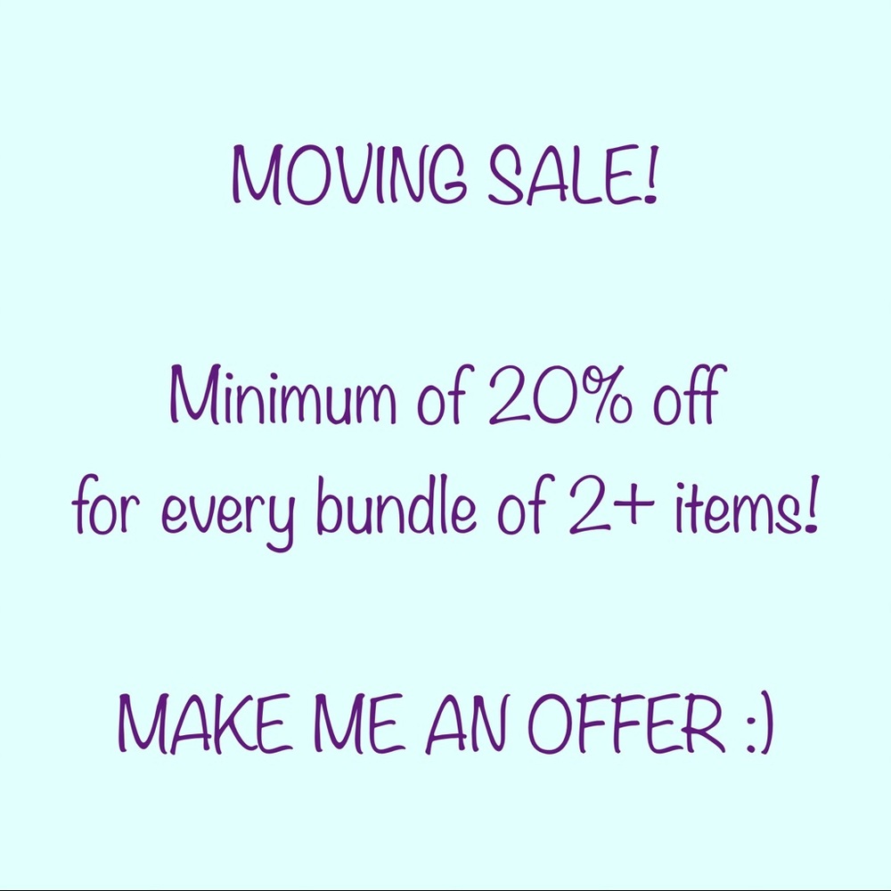 EVERYTHING MUST GO SALE!